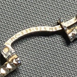 Sterling silver hoop earrings….Clasps work great